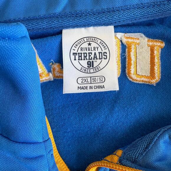 NWT UCLA Bruins Jacket Mens 2XL Blue Gold Full Zip NCAA Rivalry Threads New - Picture 5 of 12